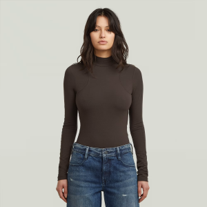 Slim Body Top - Brown - Women, T-Shirts, G-Star RAW catalog
