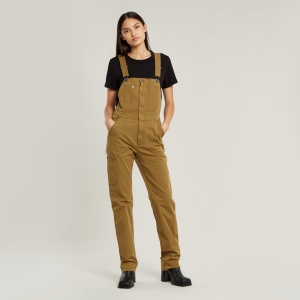 Slim Dungaree - Beige - Women, Jumpsuits-Overalls, G-Star RAW catalog