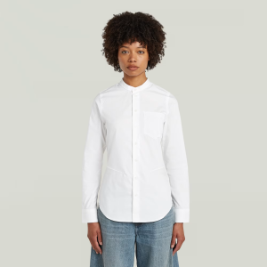 Slim Poplin Shirt - White - Women, Shirts, G-Star RAW catalog