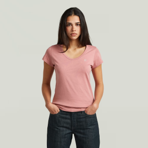 Slim T-Shirt - Pink - Women, T-Shirts, G-Star RAW catalog