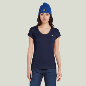 Slim Top - Dark blue - Women, T-Shirts, G-Star RAW catalog