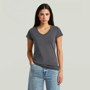 Slim V T-Shirt - Grey - Women, T-Shirts, G-Star RAW catalog