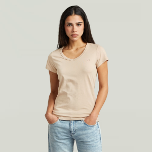 Slim V T-Shirt - Pink - Women, T-Shirts, G-Star RAW catalog