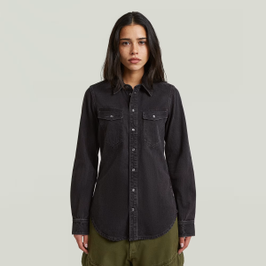 Slim Western Shirt - Black - Women, Shirts, G-Star RAW catalog