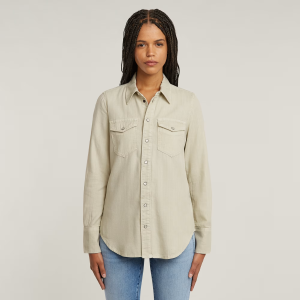 Slim Western Shirt - Green - Women, Shirts, G-Star RAW catalog