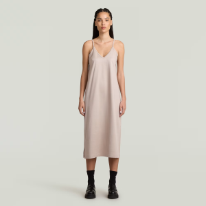 Slip Dress Loose - Beige - Women, Dresses, G-Star RAW catalog