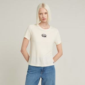 Small Center Logo Top - White - Women, T-Shirts, G-Star RAW catalog
