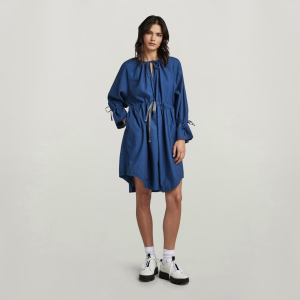 Sniper Dress - Dark blue - Women, Dresses, G-Star RAW catalog