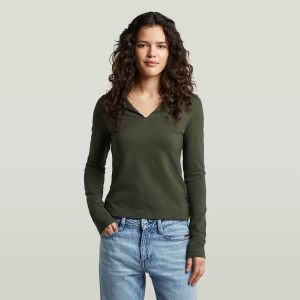 Soft Sculpt Slim T-Shirt - Grey - Women, T-Shirts, G-Star RAW catalog