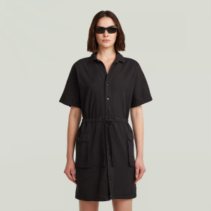 Soft Utility Dress - Black - Women, Dresses, G-Star RAW catalog