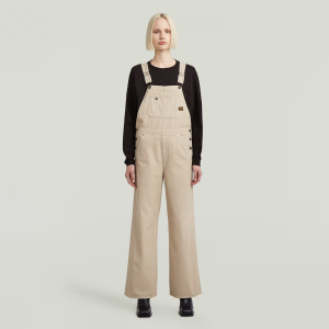 Straight Dungaree - Beige - Women, Jumpsuits-Overalls, G-Star RAW catalog