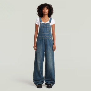 Straight Leg Dungaree - Dark blue - Women, Jumpsuits-Overalls, G-Star RAW catalog
