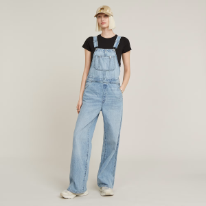 Straight Leg Dungaree - Light blue - Women, Jumpsuits-Overalls, G-Star RAW catalog