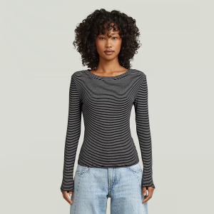 Striped Slim T-Shirt - Multi color - Women, T-Shirts, G-Star RAW catalog