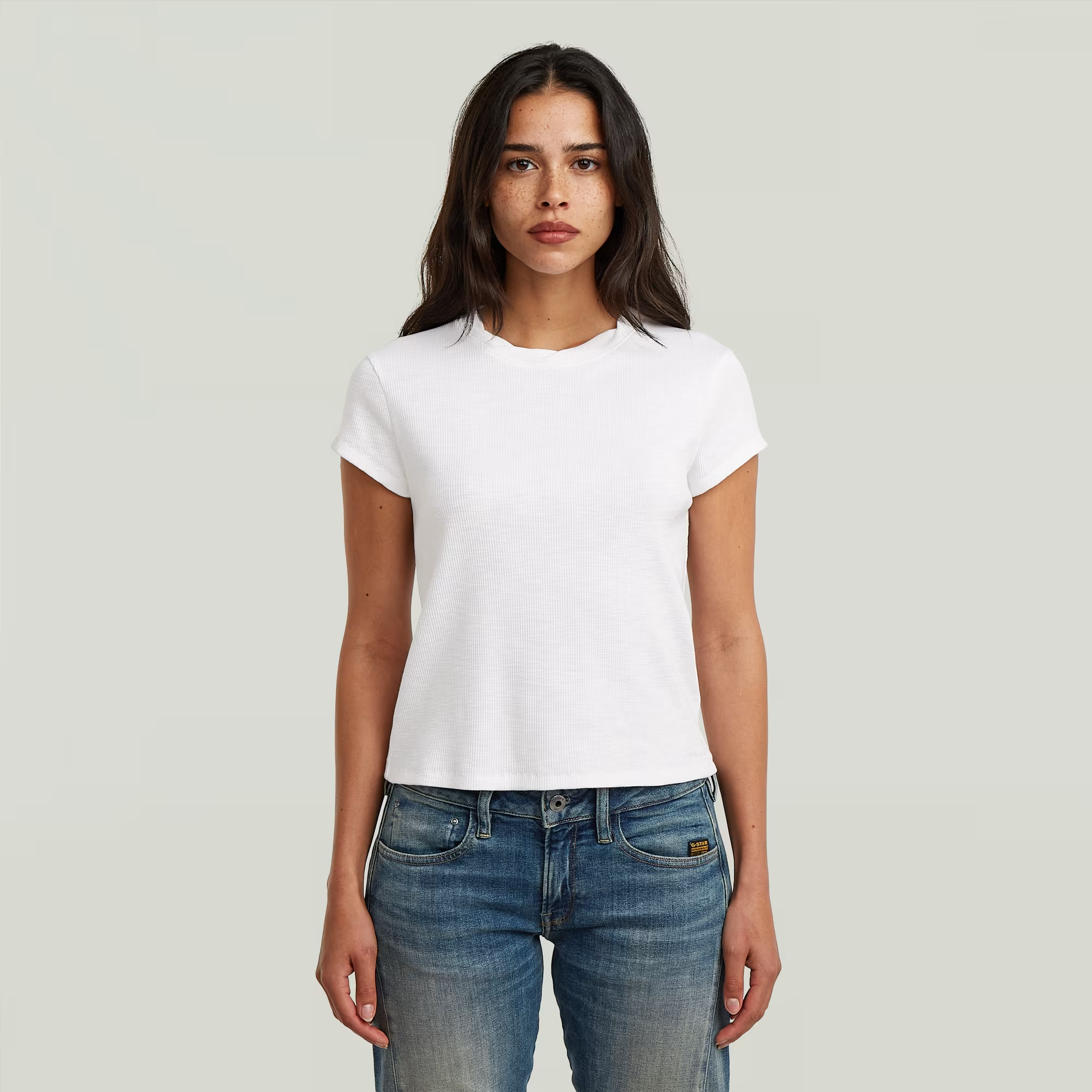 Structured Baby T-Shirt - White - Women, T-Shirts, G-Star RAW catalog