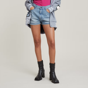 Tedie Ultra High Denim Shorts - Medium blue - Women, Shorts, G-Star RAW catalog