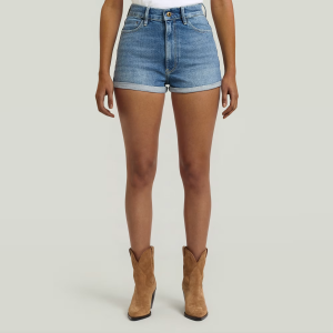 Tedie Ultra High Shorts - Medium blue - Women, Shorts, G-Star RAW catalog