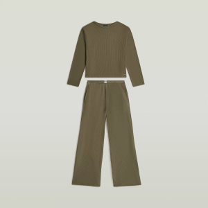 Tee and Pant Pyjamas Set - Beige - Women, Underwear, G-Star RAW catalog