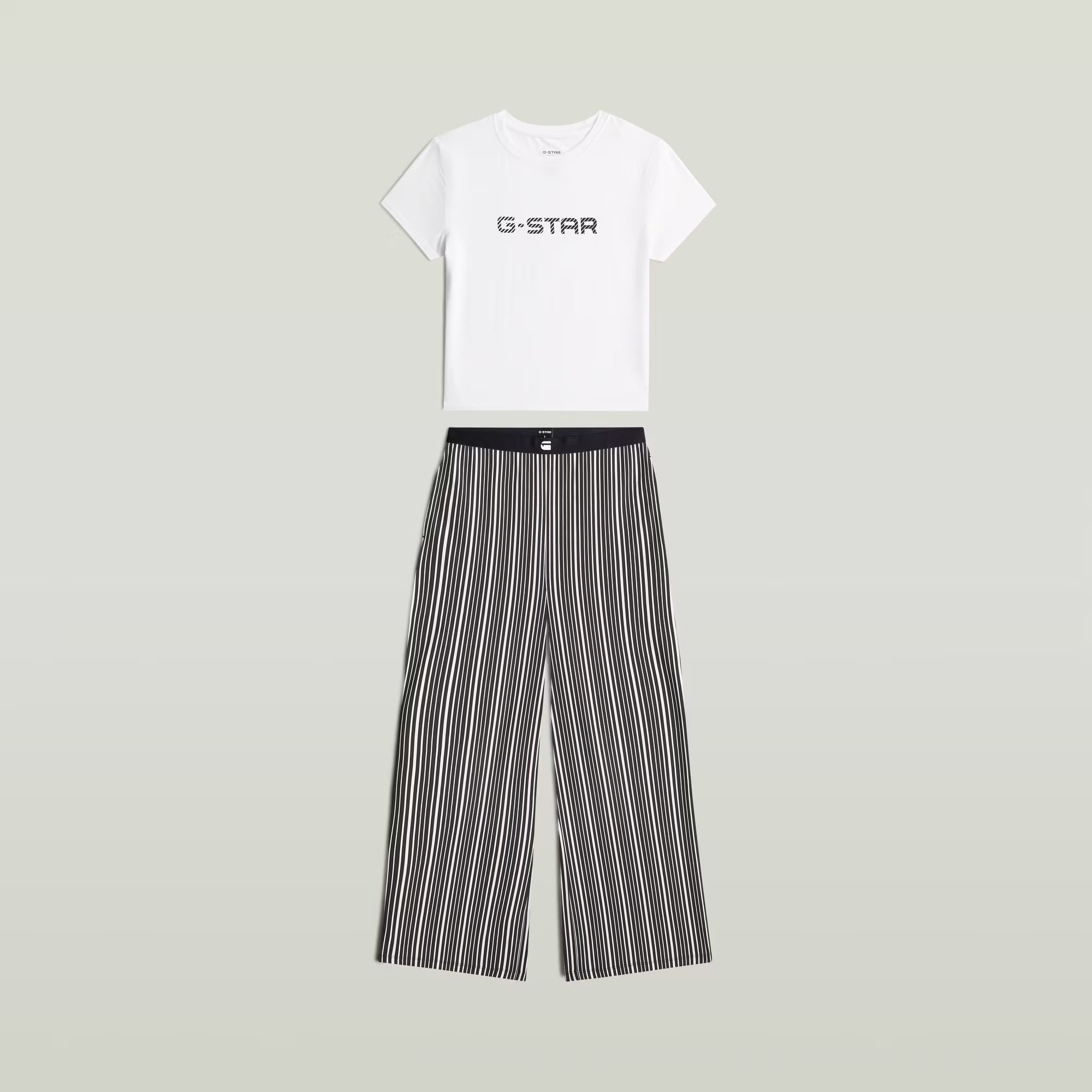 Tee and Wide Leg Pant Pyjamas Set - Multi color - Women, Underwear, G-Star RAW catalog