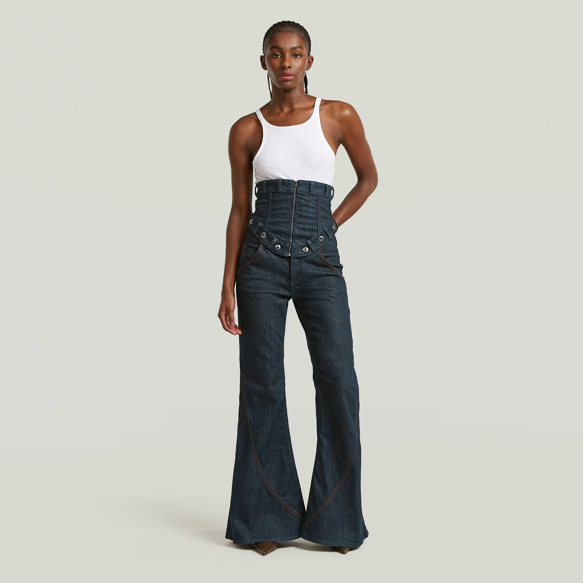 The Denim 003 by Agbobly - Dark blue - Women, Jeans, G-Star RAW catalog