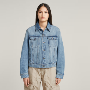 True Denim Jacket - Light blue - Women, Jackets and Blazers, G-Star RAW catalog