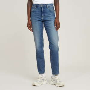 Viktoria High Straight Jeans - Medium blue - Women, Jeans, G-Star RAW catalog
