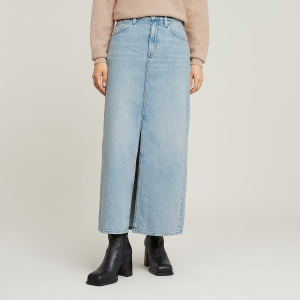 Viktoria Long Skirt - Light blue - Women, Skirts, G-Star RAW catalog