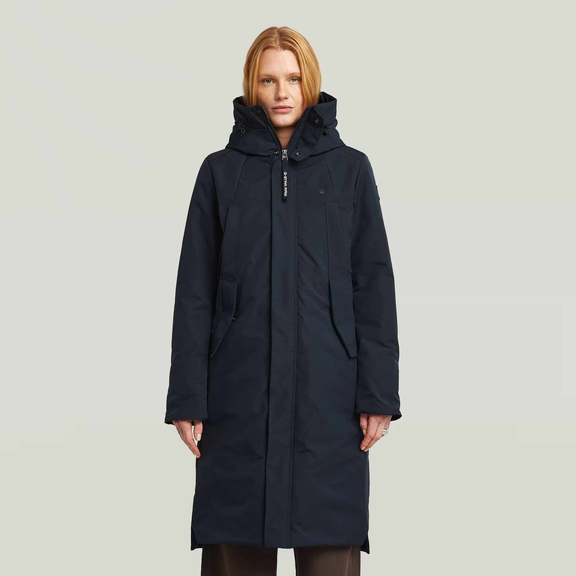Vodan 2.0 Long Jacket - Dark blue - Women, Jackets and Blazers, G-Star RAW catalog