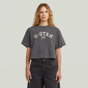 Washed Boxy T-Shirt - Black - Women, T-Shirts, G-Star RAW catalog