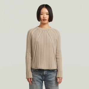Washed Loose Knit - Beige - Women, Knitwear, G-Star RAW catalog