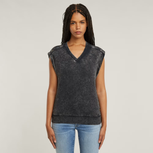 Washed Sweater - Grey - Women, Sweatshirts-Hoodies, G-Star RAW catalog