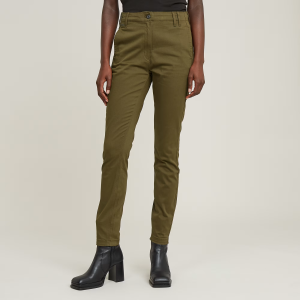 Weld High Skinny Pants - Green - Women, Pants, G-Star RAW catalog