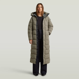 Whistler Long Puffer - Brown - Women, Jackets and Blazers, G-Star RAW catalog