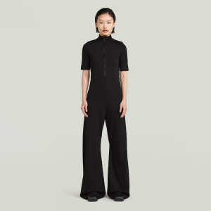 Wide Leg Jumpsuit - Black - Women, Jumpsuits-Overalls, G-Star RAW catalog