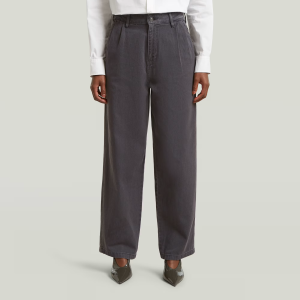 Wide Pleated Pant - Grey - Women, Pants, G-Star RAW catalog