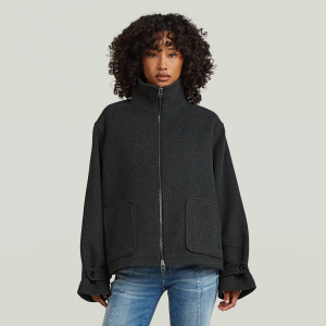 Wool Blouson - Grey - Women, Jackets and Blazers, G-Star RAW catalog