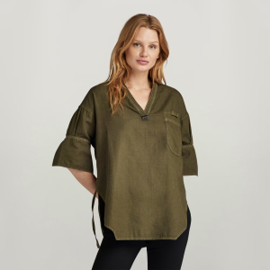 Woven Tunic - Green - Women, Shirts, G-Star RAW catalog