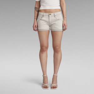 Y2K Denim Shorts - White - Women, Shorts, G-Star RAW catalog