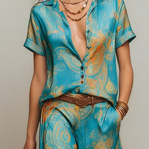 Plus Size Casual Shirt Collar Shirt, Plus Tops, color:As Picture|size:4X, Stylewe