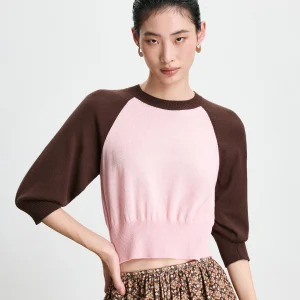 CHANDOOIVY Australian Ultra Fine Silk Wool Cotton Blend Color Blo Seven Sve round Ne Knitted Sweater Soft Fit Women's ... - AliExpress Sweaters&Jumpers