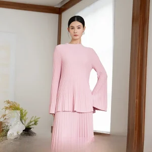 Living on the Left Women's Long Sve Knitted Sweater Ele Vintage Multi-Color 3D Pleated Knitwear Sli Winter Top - AliExpress Sweaters&Jumpers