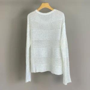 2025 Early Autumn New Lazy Style Loose Sequined Hollow Knitted Sweater Round Neck Women'S Autumn And Winter Sweater - AliExpress Sweaters&Jumpers