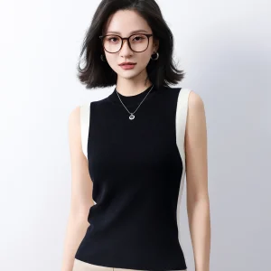 Ele Slim Fit Woolen Vest Women's round Ne Svel Knitted Sweater Casual Sle Faionable Base Layer irt - AliExpress Sweaters&Jumpers