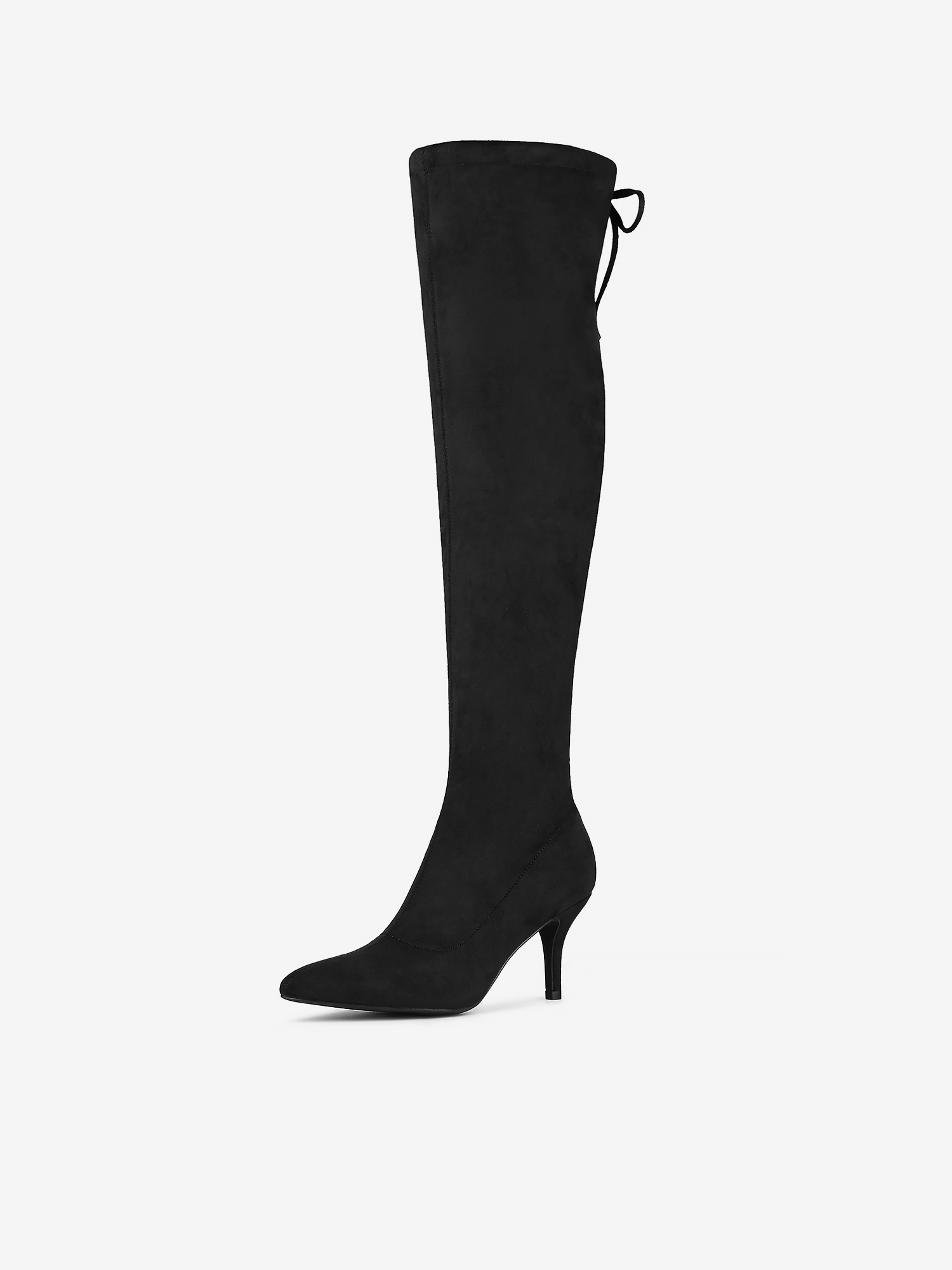 Stiletto Heel Thigh High Over the Knee Boots Black/8 - Allegra K catalog