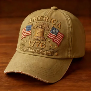 3D printing Blue American Flag Hat Baseball Cap, Hats, color:Khaki|size:One-size, catalog Noracora shop