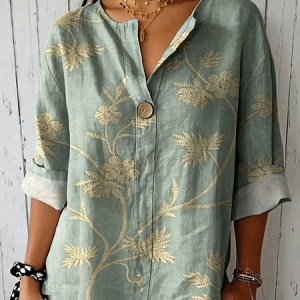 V Neck Half Sleeve Plain Regular Loose Shirt For Women, Shirts, color:Lightgreen|size:5XL, catalog Noracora shop