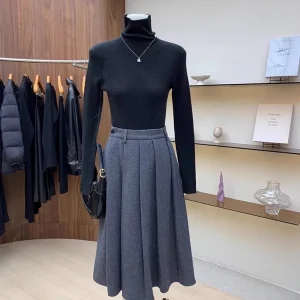 Autumn cashmere sweater with high-necked slim temperament long-sleeved sweater sweater women lazy simple bottoming top. - AliExpress Sweaters&Jumpers