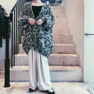 100% pure wool women's sweater, thickened star shaped casual loose cardigan, hand woven wool for autumn and winter - AliExpress Sweaters&Jumpers