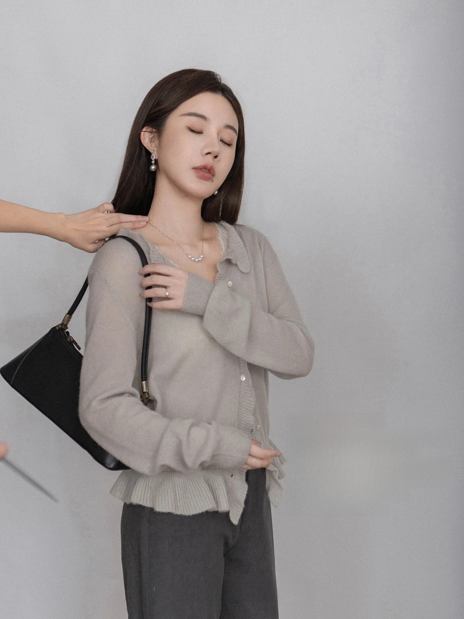 SureHouse European Memories Camel Hair Precision Spun Knitted Cardigan Wood Romance 3D Tailoring Soft Long Sve Women'... - AliExpress Sweaters&Jumpers