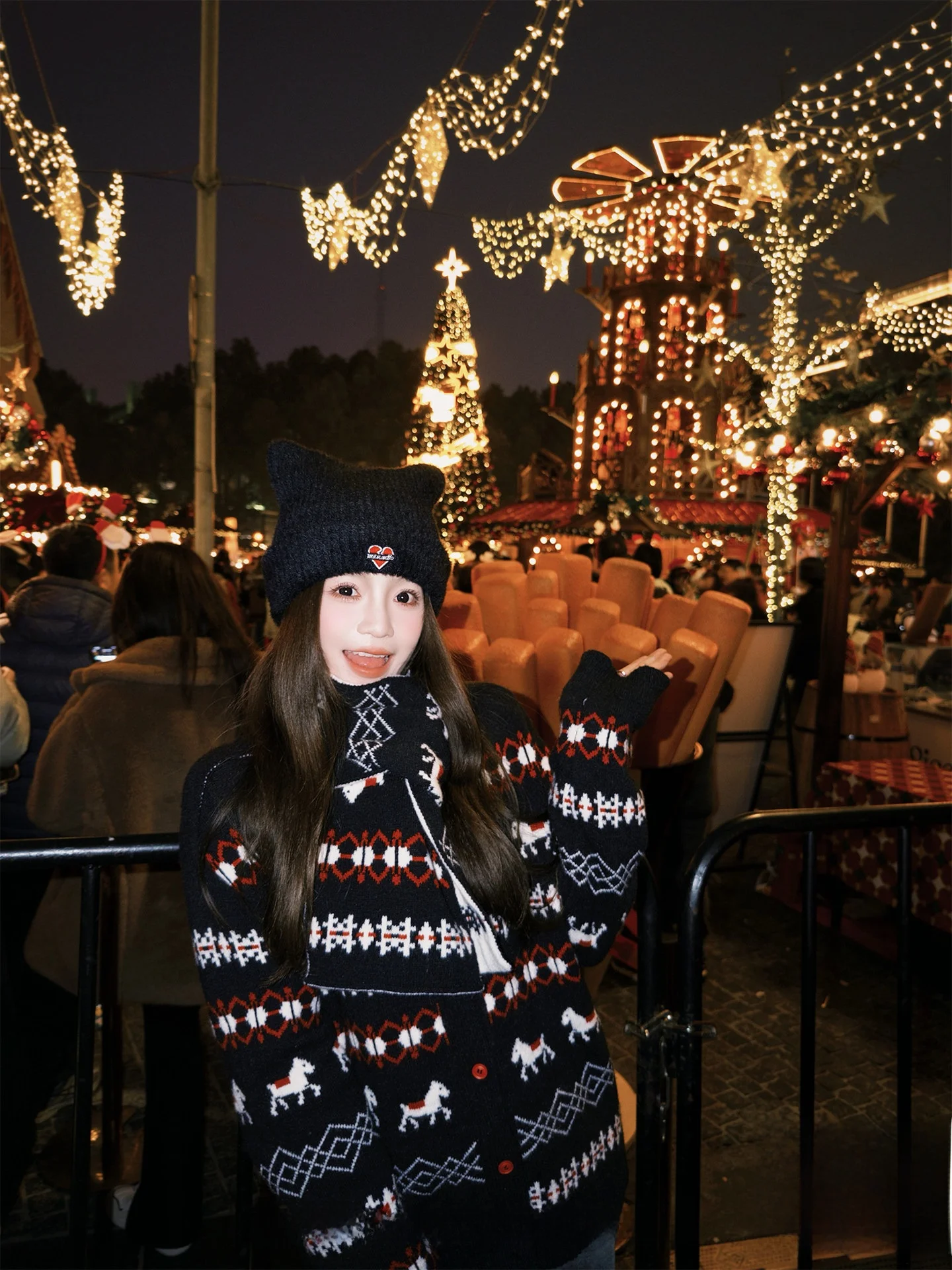 Vintage Sle Woolen Fair Isle Knitted Sweater And Scarf Set for Women Long Sve Stand Fit Cardigan with Pattern - AliExpress Sweaters&Jumpers